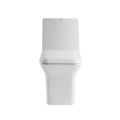 Dual Flush Elongated One Piece Commode Seat Included