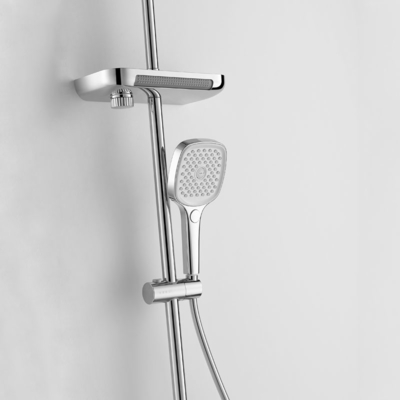 High Pressure Brass Hand Shower Mixer Set With 3 Function Contemporary