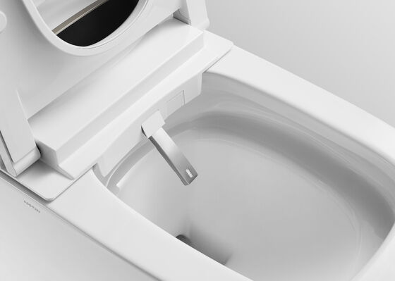 ARROW Modern Smart Toilet with One Piece Design Siphonic Flushing and Self-cleaning Glaze