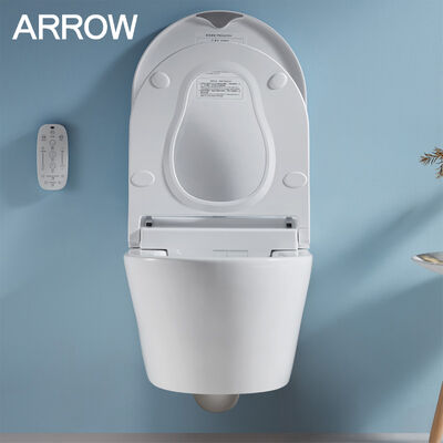 ARROW One Piece Wall-Mounted Smart Toilet with P-Trap and Intelligent Bidet Features