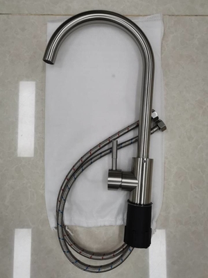 SUS304 Stainless Steel Kitchen Sink Faucet Brushed Finish Color