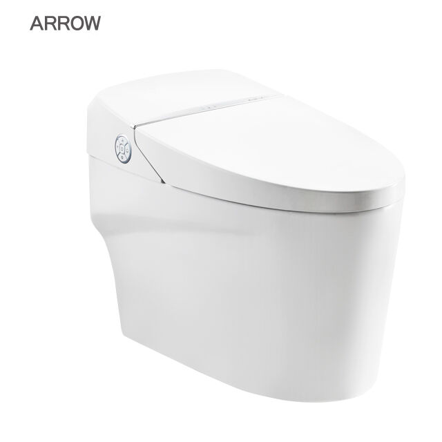 ARROW Smart Toilet with Buttocks Washing Self-cleaning Smooth Glazed Ceramic and Soft Closing Cover Seat