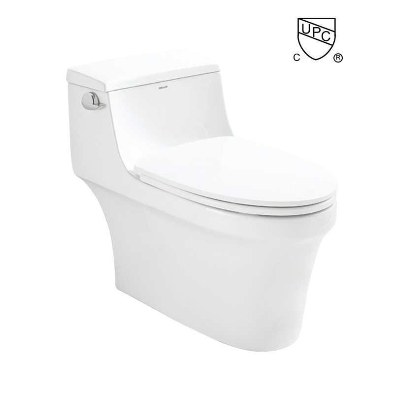 UPC Single Flush One Piece Toilets Sanitary Ware S trap 300mm