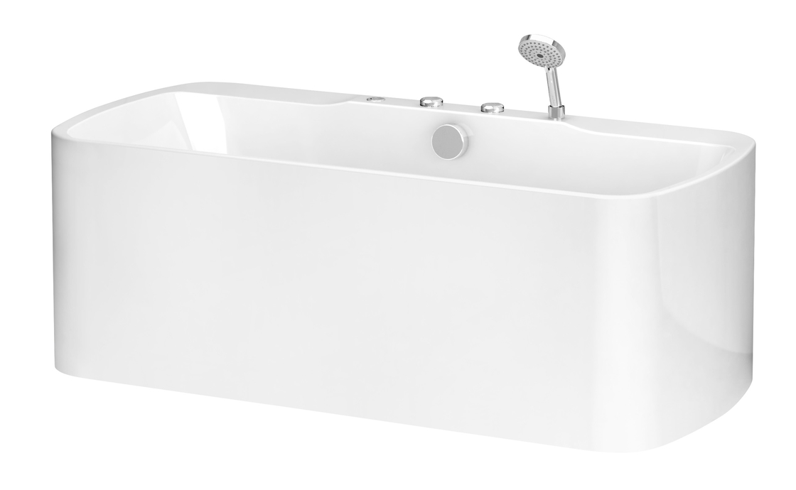 Bubble Massage Free Standing Bathtub 140L For Hotel  Deodorant Drain